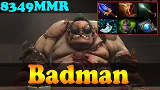 Dota 2 - Badman 8349 MMR Plays Pudge Vol 1 - Ranked Match Gameplay!