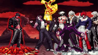 [KOF Mugen] Iori Yagami Fen Vs 8 Random Team