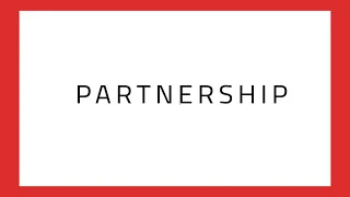 Partnership announcement motion graphic video