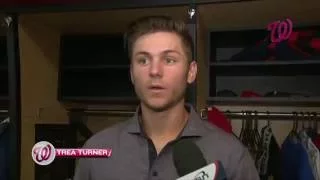 Trea Turner on playing in center field