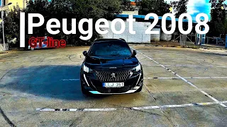 Peugeot 2008 GT-Line (Full Black Edition) 130HP - POV Test Drive. Sport Mode ON. GoPRO car driving