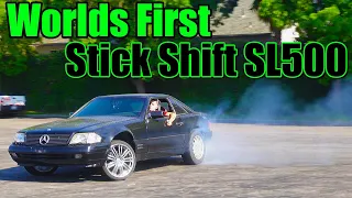 Worlds First Stick Shift SL500! *Connecting the transmission* Ep. 5