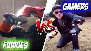 FURRIES vs. GAMERS on TIKTOK | #FurryWar | Akeblaa