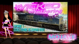 Wicked Weathering a ScaleTrains CSX GE ES44AH GEVO HO Train Diesel Engine - Mojave Model Railroad