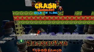 Crash Bandicoot - Back In Time Fan Game: Custom Level: Secret Lab By LupoBianco