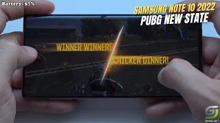 Samsung Galaxy Note 10 test game PUBG New State