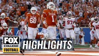 Hudson Card leads No. 21 Texas to 38-18 win over No. 23 Louisiana in debut | HIGHLIGHTS | CFB ON FOX