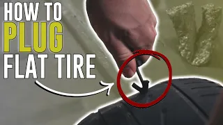 How to PLUG a Tire with a PLUG KIT