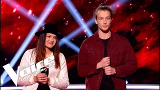 Vianney - Je m'en vais  | Laureen VS Anton  | The Voice 2019 | Battle Audition