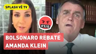 BOLSONARO desrespeita mais uma JORNALISTA: episódio com AMANDA KLEIN na Jovem Pan é o PIOR da semana