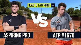 A Tough First Round Battle Against ATP #1670