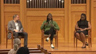 Truett Chapel with the Faith and Sports Institute Panel