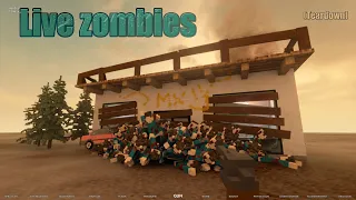 Zombie vs different buildings (Teardown)