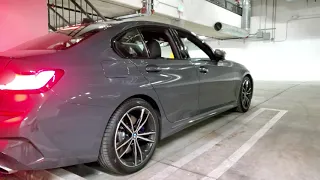 2020 BMW M340i G20 Stock Exhaust Cold Start and Take Off