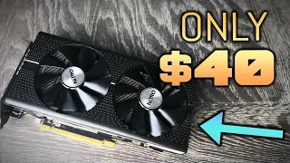 This RX 470 Costs ONLY $40...! Does it Even WORK!?