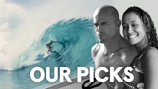 Kelly Slater and the Local Gal To Win Teahupo'o