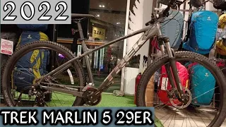 2022 TREK MARLIN 5 29ER LITHIUM GREY/CHROME LARGE