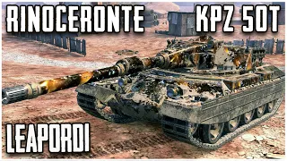 Leapord 1, kpz 50t & rinoceronte WoT Blitz