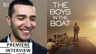 Bruce Herbelin-Earle - The Boys in the Boat UK Premiere Red Carpet Interview
