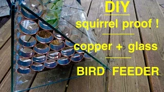 How to make ● a  SQUIRREL PROOF  Bird Feeder