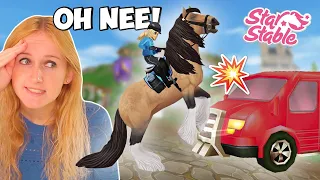 AANGEREDEN door AUTO op het RUITERFESTIVAL! 😬 | Star Stable