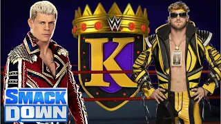 Logan Paul Vs Cody Rhodes - WWE King of the Ring Tournament -  Saudi Arabia Match Highlights