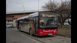 Riding MAZ 203 Line 58 From "Kijevska" To "Birčaninova" | Public Transport In Belgrade Episode 2