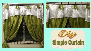 Diy Curtain Tutorial | How To Make A Simple Curtain | Full Tutorial For Beginners