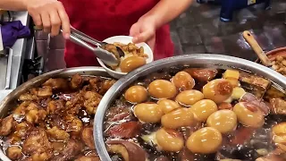 Amazing Pork Feet！ Taiwan 4 popular Pork Hock/Pork Feet/Braised Pork Rice Production
