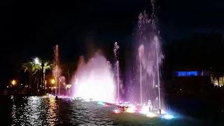 Испания, Салоу, шоу "Танцующий фонтан" / Illuminated Fountain, Salou, Spain