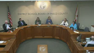 Pasco County School Board Meeting- April 16, 2024