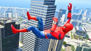 GTA 5 Spiderman Ragdolls Compilation | Funny Moments & fails ( Euphoria Physics) #5