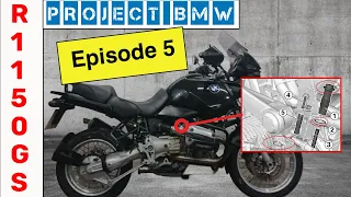 BMW GS Cam chain tensioner assembly check | Project BMW R1150 GS | Oilhead BMW. Ep 5