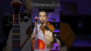 🎻 Fairytale - Shrek Violin Tutorial Part 2 with Sheet Music and Violin Tab 🤘