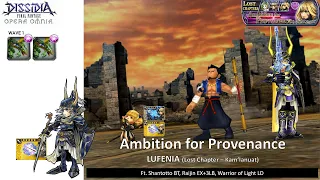 DFFOO GL (Ambition for Provenance Pt.14 LUFENIA) Shantotto BT, Rajin, WoL LD