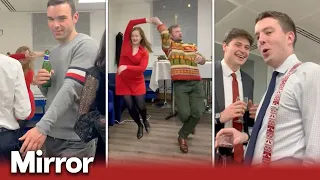 FULL VIDEO: Partygate video revealed of Tory lockdown breaking 'Jingle & Mingle' Christmas party