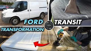 Deep Cleaning a Ford Transit Van 12 year old Disaster detail Dirty/Filthy Car