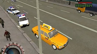 GTA Криминальная Россия | ГАЗ-3110 против ВАЗ-2109, 21099 car chase scene