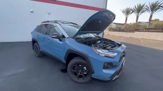 RAV4 TRD Offroad Calvary Blue Exterior Walk-Around