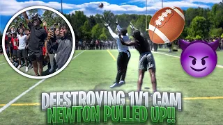 DEESTROYING CAME TO ATLANTA & CAM NEWTON PULLED UP FOR 1V1 🏈$10,000 CASH PRIZE💰 *MUST SEE*