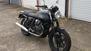 Moto Guzzi V7 Start Up