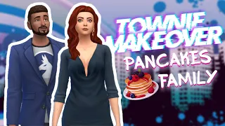 CAS Townie Makeover | Семья Панкейк [The Sims 4]