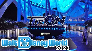 TRON Lightcycle / Run 2023 - Magic Kingdom Rides [4K POV]