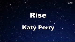 Rise - Katy Perry Karaoke 【With Guide Melody】 Instrumental