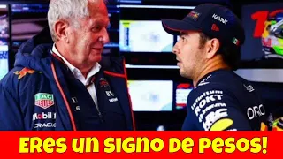 Helmut Marko afirma que Checo Pérez esta en Red Bull por sus fans mexicanos y dinero de Carlos Slim