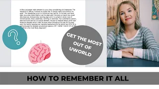 Study A UWorld Question for Maximum Retention // Step by Step Guide