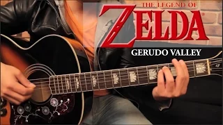 Zelda - Gerudo Valley Tutorial Guitarra + TAB // GUITAR LESSON (HD)