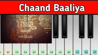 Chaand Baaliyan | Aditya A | Easy Piano Tutorial