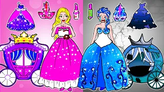 [🐾paper doll🐾] Rich Mother Adopted Poor Elsa Daughter | Rapunzel Compilation 놀이 종이