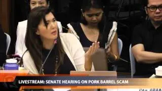 Senate hearing on pork barrel scam (part 1)